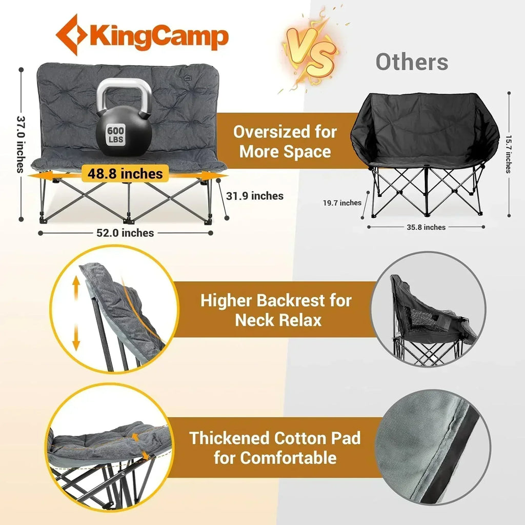 Butterfly chair extra large thick comfortable camping chair portable folding chair heavy duty seat