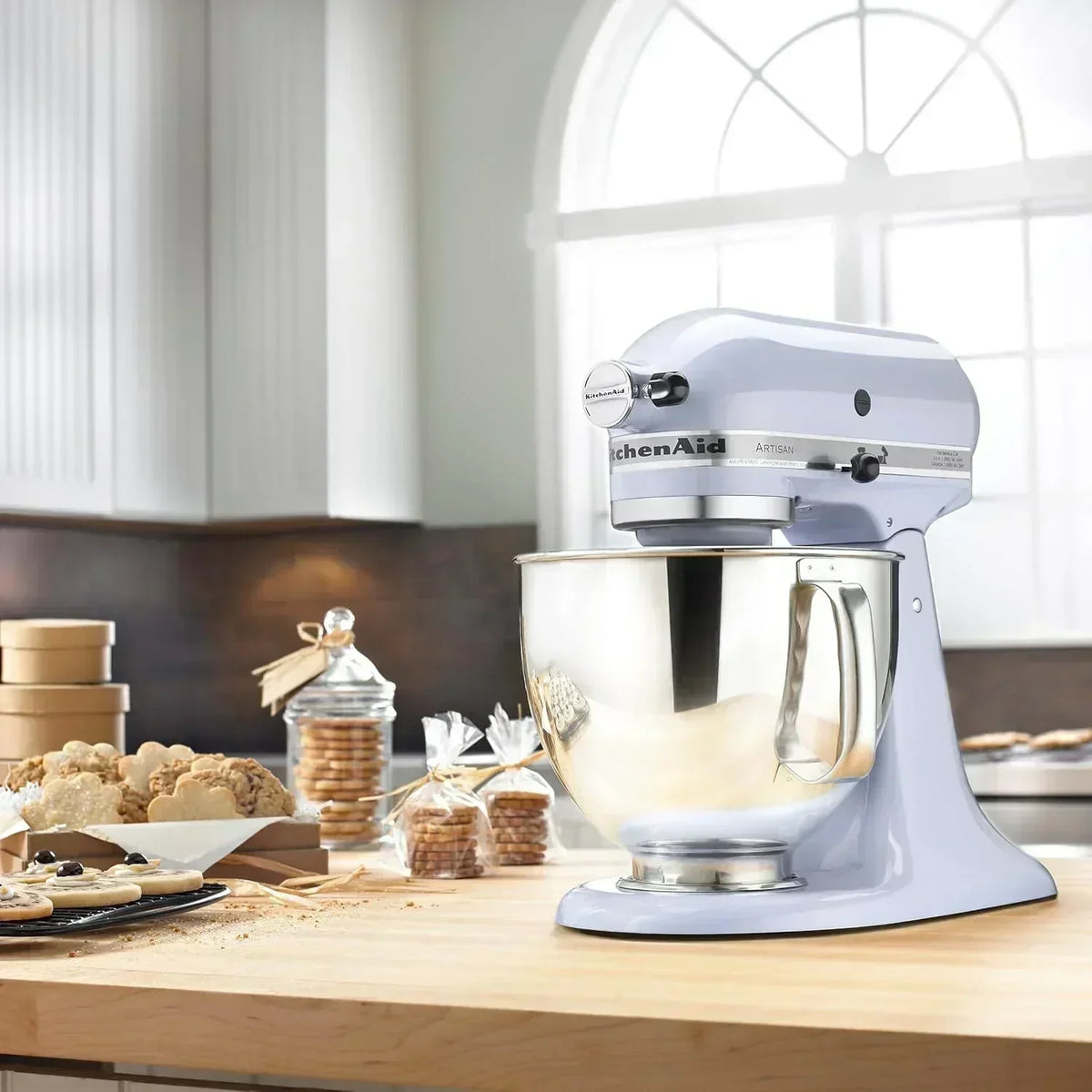 KitchenAid Artisan 5-Quart Tilt-Head Stand Mixer with Pour Flap