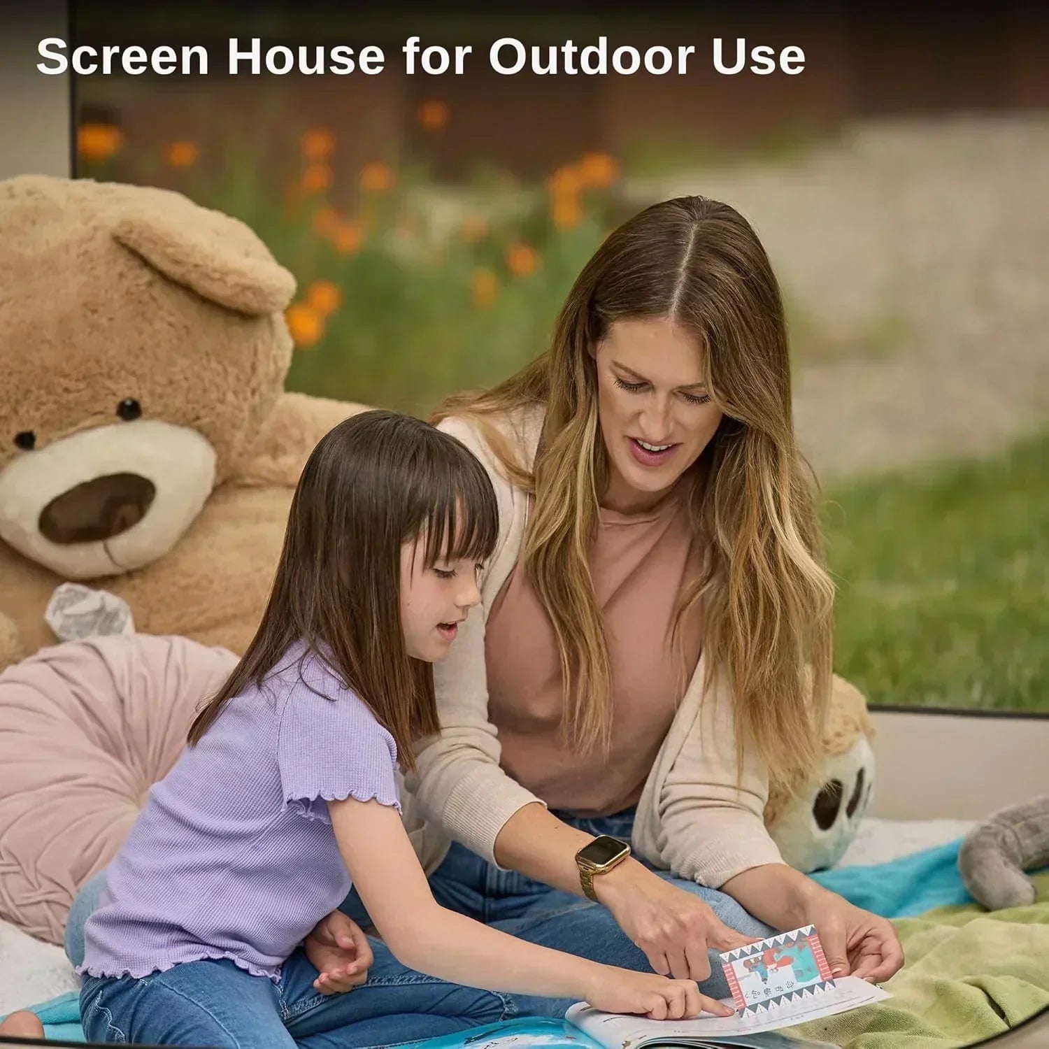 EAST OAK Screen House Tent Pop-Up Portable Screen Room Canopy Instant Screen Tent 10 x 10 FT