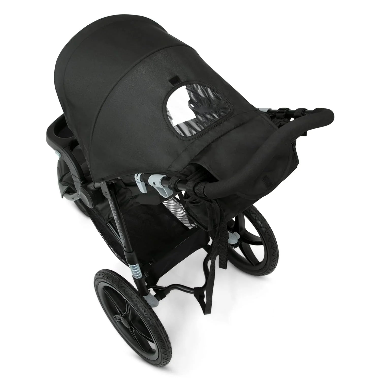 Delta Children Apollo Jogging Stroller Shock Absorbing Frame with Large Canopy Recline