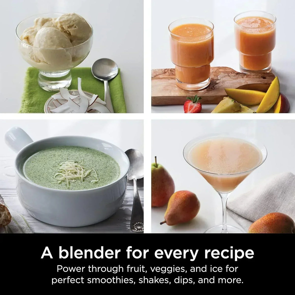 Ninja BL610 Professional 72 Oz Countertop Blender 1000-Watt Base Total Crushing Technology