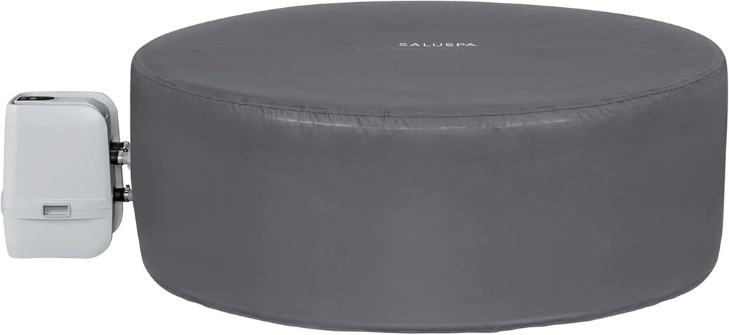 Bestway SaluSpa Miami EnergySense AirJet Inflatable Hot Tub Spa (71 x 26) | Portable Hot Tub with 2 Covers (1 Energy-Efficient Thermal Cover and 1 Standard Cover) | Fits Up to 2-4 Persons | Black