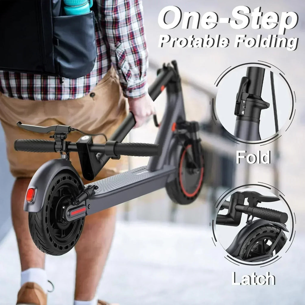 Volpam electric scooter Powerful electric motor Solid tires 28/21/12 mile range