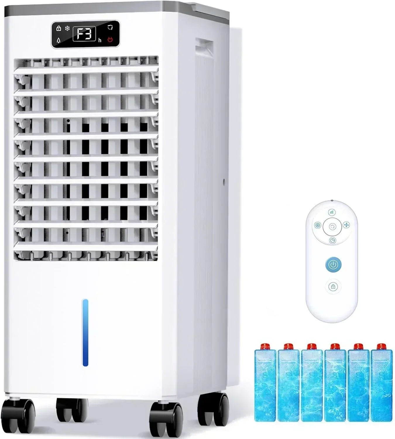 Windowless Portable Air Conditioners Evaporative Air Cooler 3 Modes & 3 Speeds 12H Timer