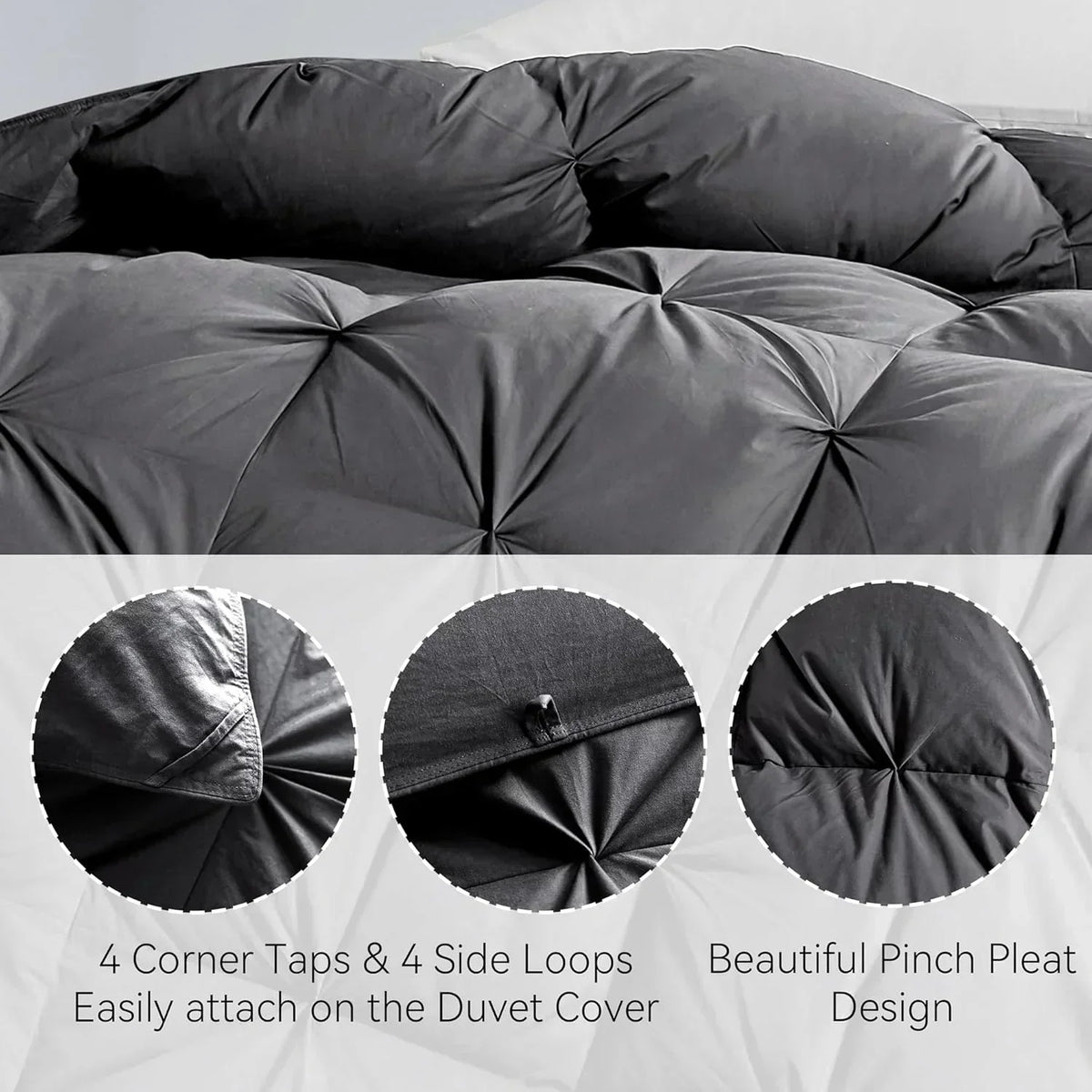 Premium Down Comforter 3D Baffle Box Design