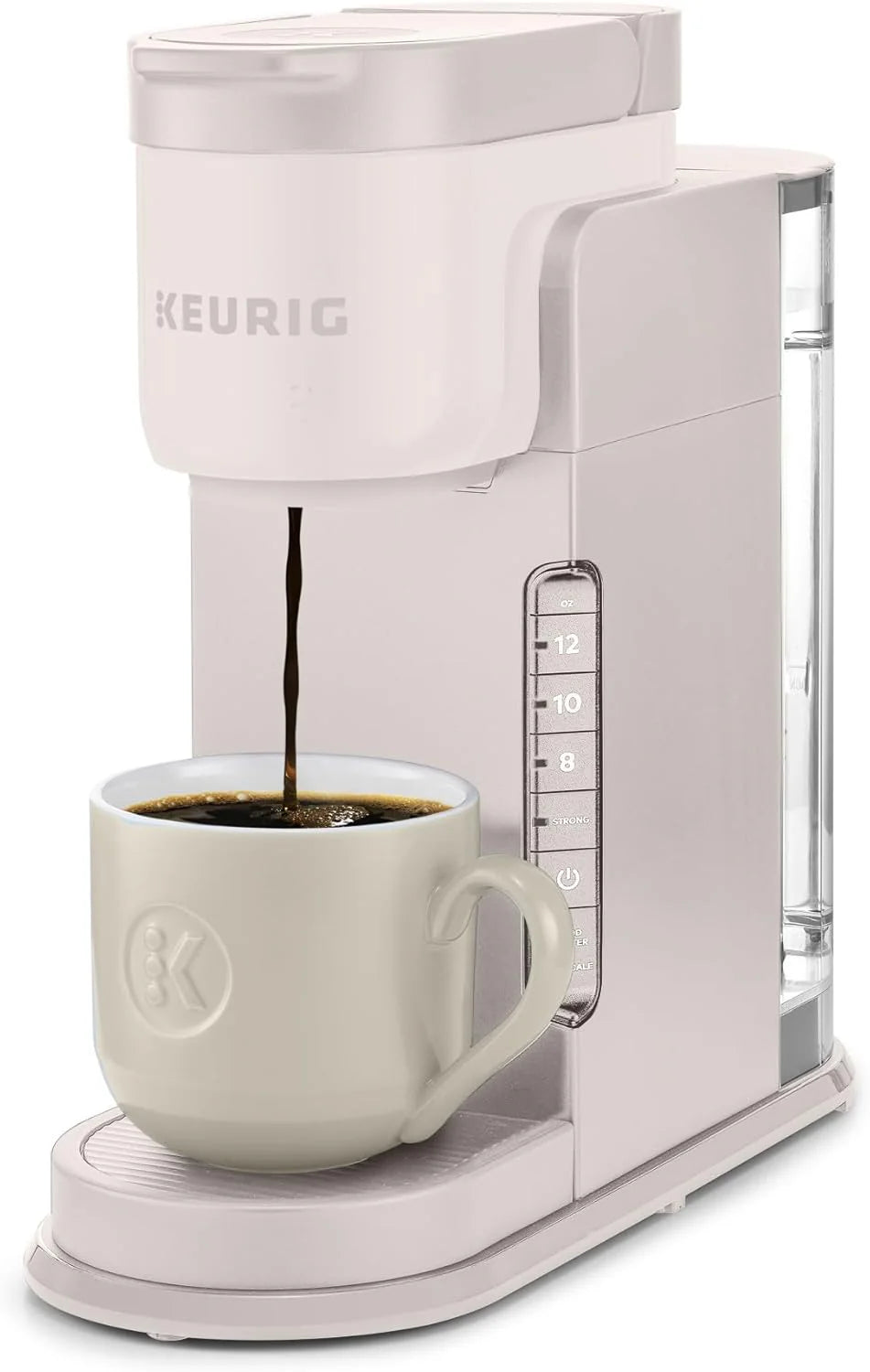 Keurig K-Express Single Serve K-Cup Pod Coffee Maker, 3 Brew Sizes, Strong Button Feature, 42oz Removable Reservoir, Black
