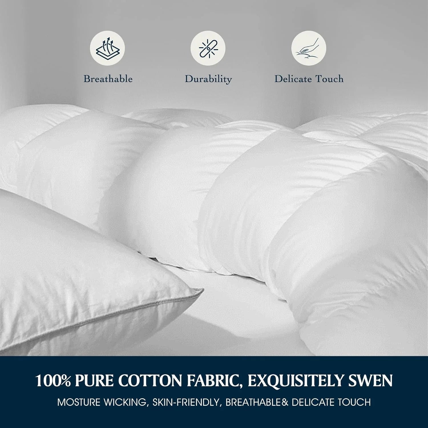 Luxury hypoallergenic duvet