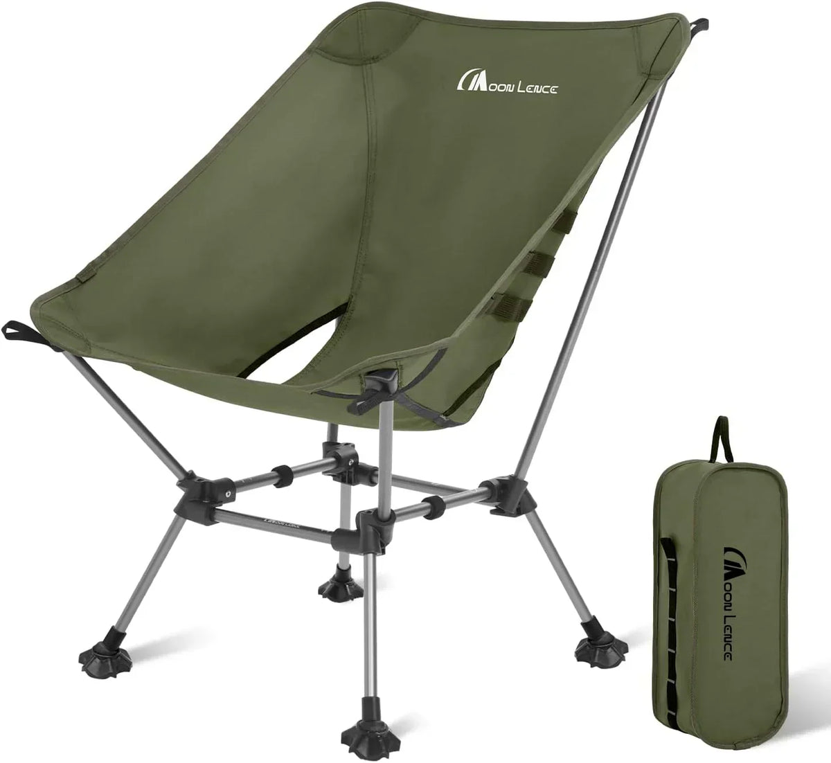Portable Camping Chair Plus Folding Chair for Backpacking and Hiking