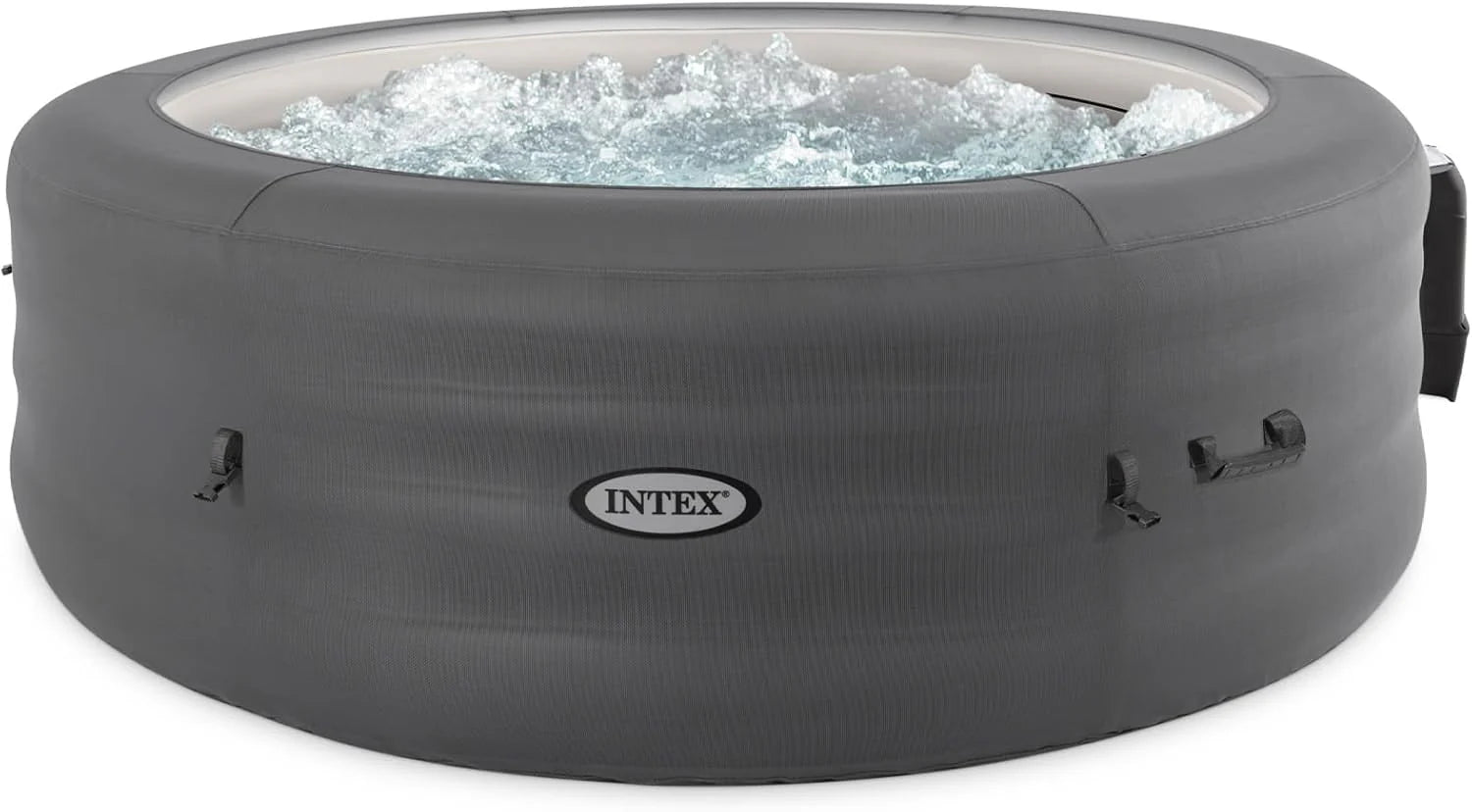 INTEX 28483E SimpleSpa Inflatable Hot Tub 4 Person Bubble Massage Spa: Includes Insulated