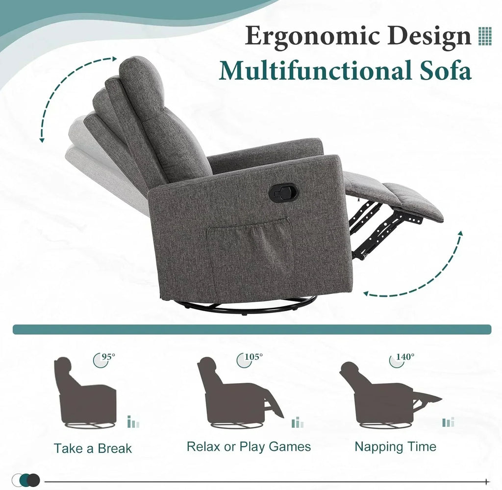 Adult recliner living room massage recliner adjustable home theater chair single sofa