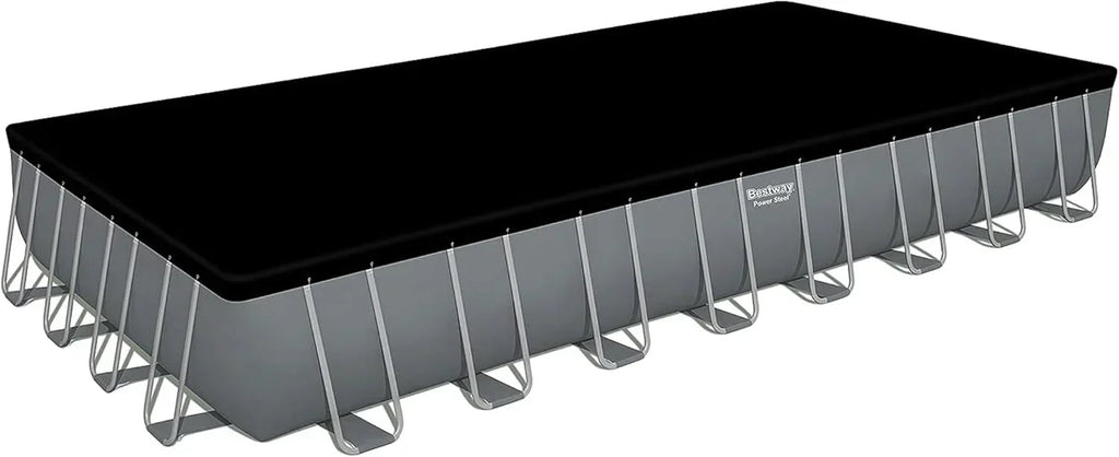 Power Steel 14' x 8'2 x 39.5 Oval Above Ground Pool Set Includes 530gal Filter Pump Ladder