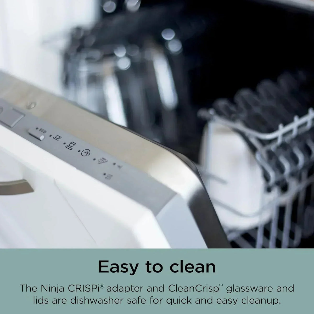 Ninja Crispi 4 in 1 Portable Glass Air Fryer Cooking System 4QT 6 Cup TempWare Glass Containers