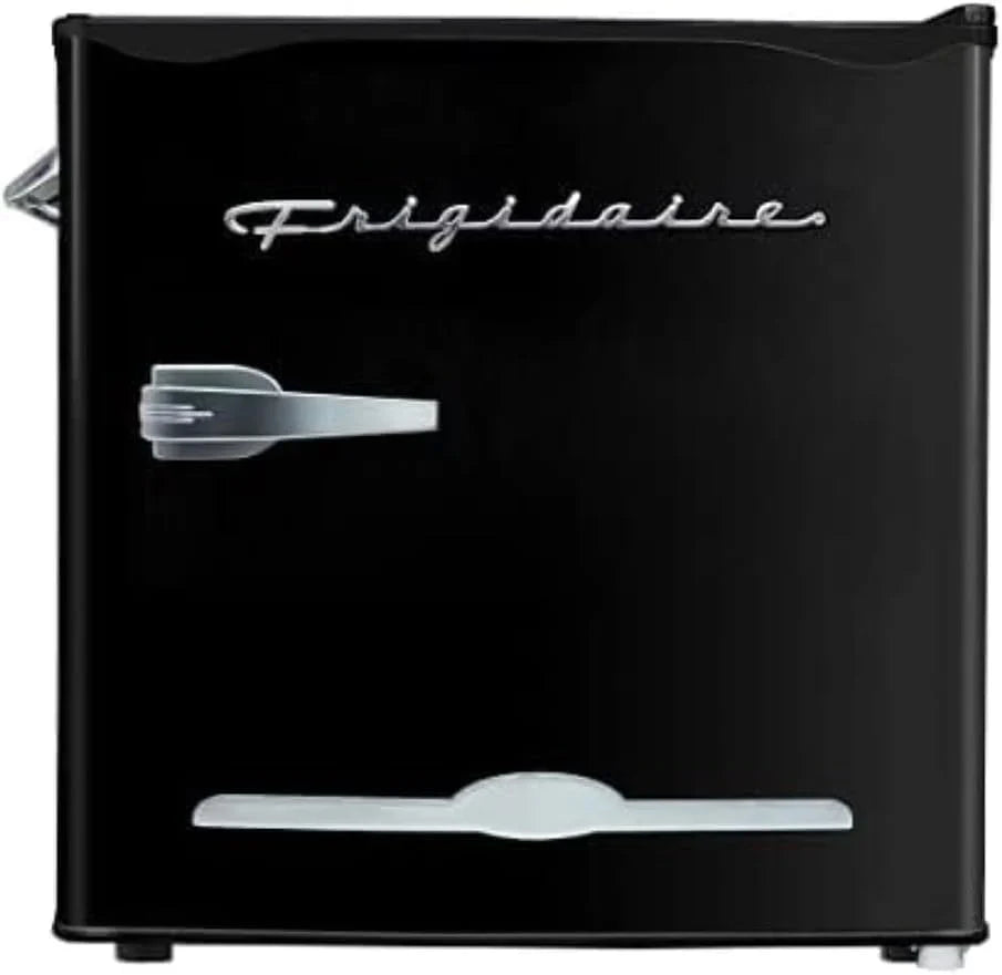 Frigidaire EFR176 Retro Compact Fridge with Chiller Mini Refrigerator Built-in Bottle Opener