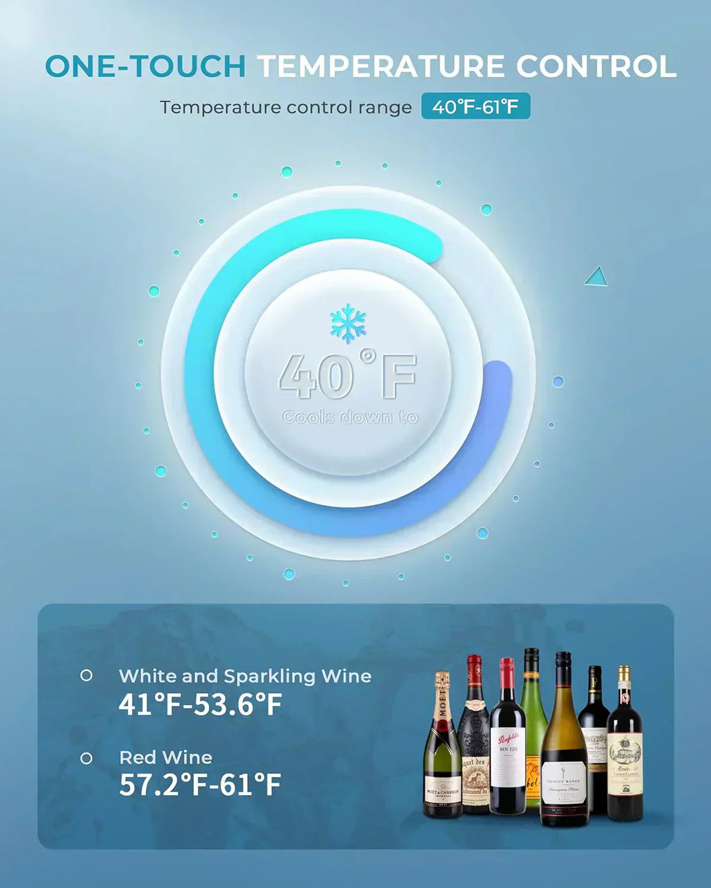 EUHOMY Beverage Refrigerator Cooler 130 Can Mini Fridge with Glass Door Beverage Cooler