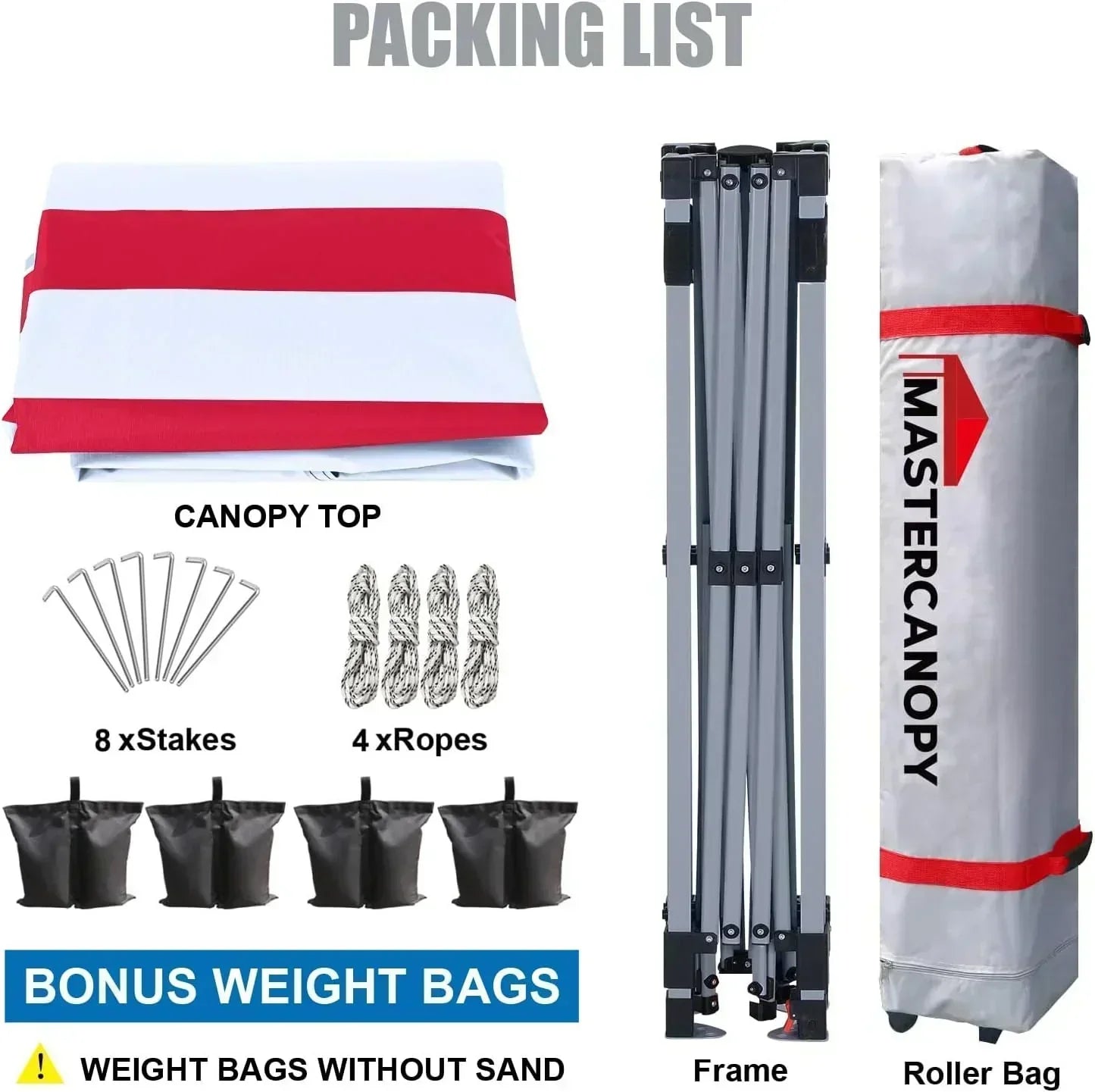 Durable Pop-up Canopy Tent with Roller Bag (10x10 Black)