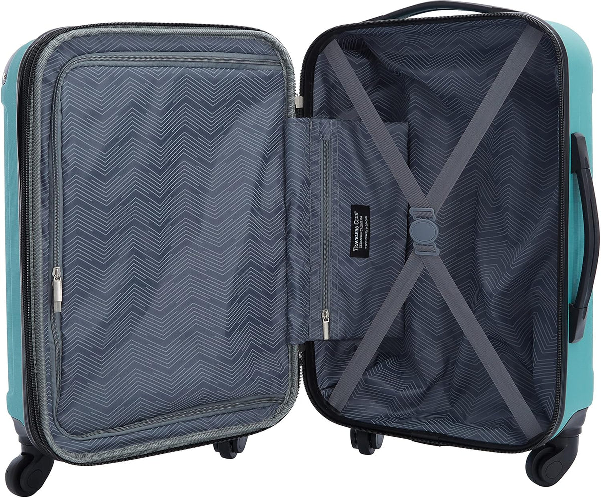 Hardside Travel Luggage Lilac Set of 4