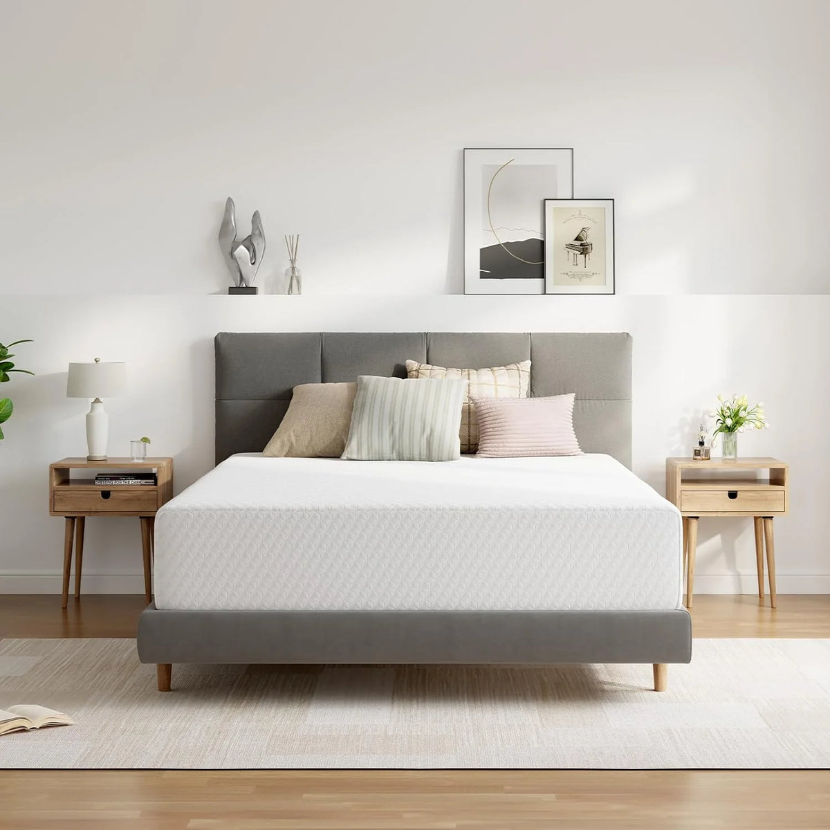 Novilla Twin Size Mattress, 10 Inch Memory Foam Mattress Twin for Balanced Support & Pressure Relief, Cooling Comfort for Nightlong Refreshment, CertiPUR-US Certified Mattress in a Box, Medium Firm