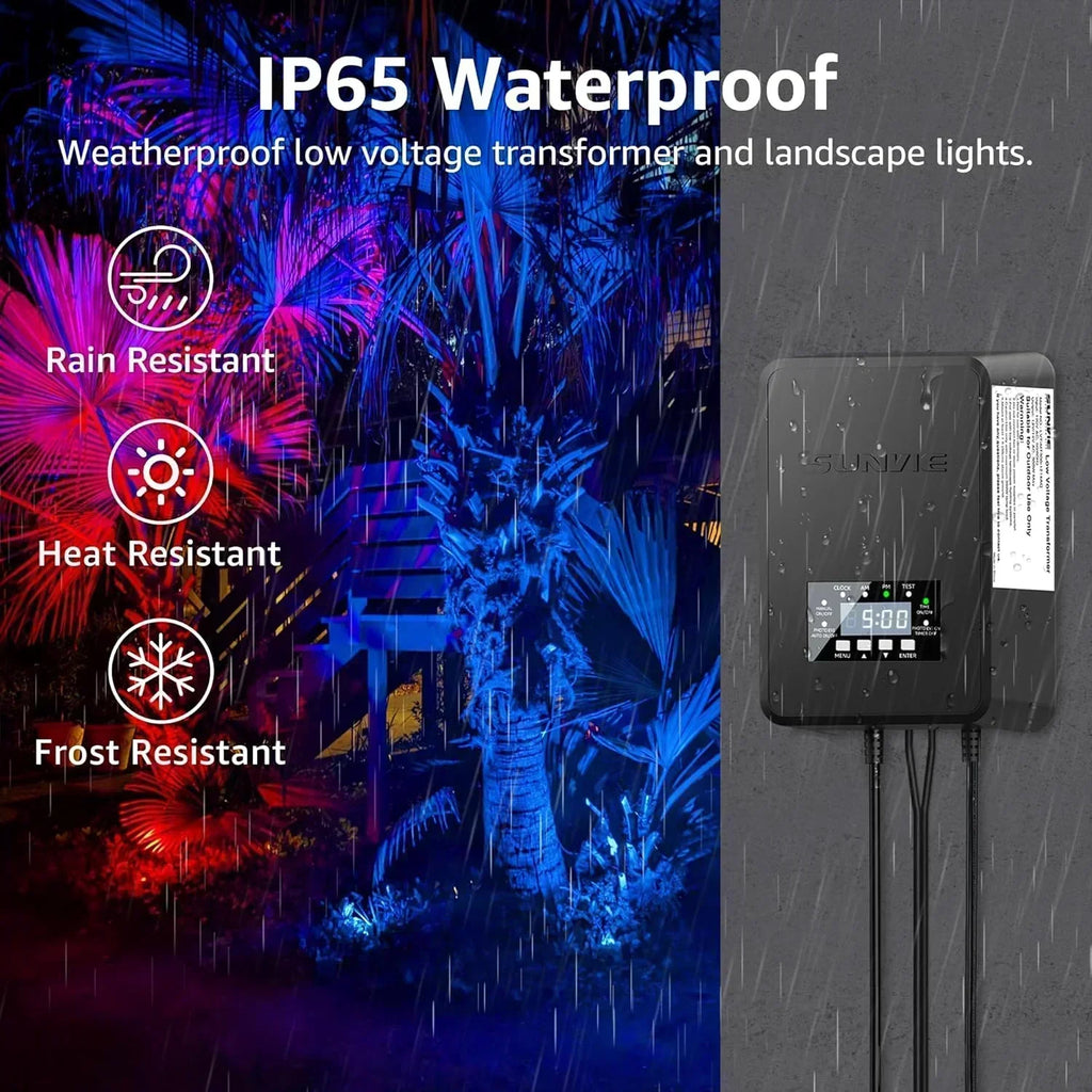 LED Landscape Lighting Kit Color Changing Waterproof Landscape Lights