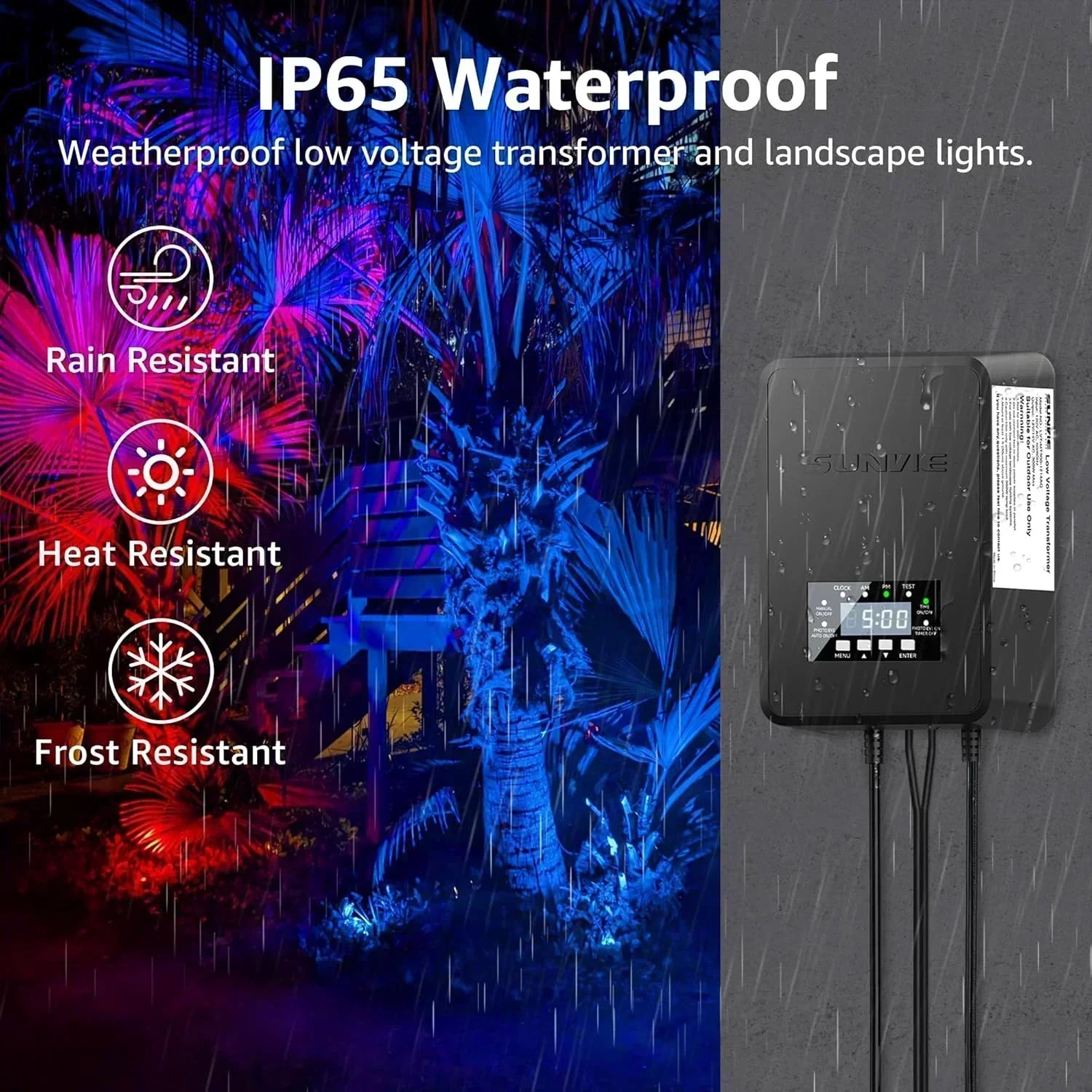 LED Landscape Lighting Kit Color Changing Waterproof Landscape Lights