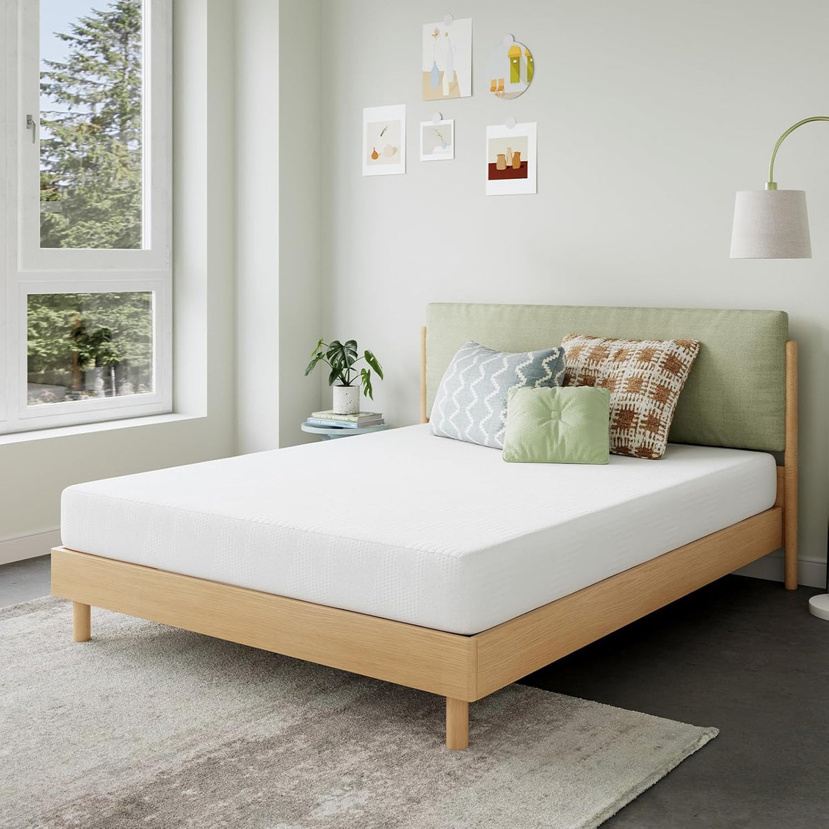 Novilla 12 Inch Queen Mattress in a Box, Gel Memory Foam Queen Size Bed Mattress for Cooling Night Sleep, Comfort Sleep & Pressure Relief, CertiPUR-US Certified,White