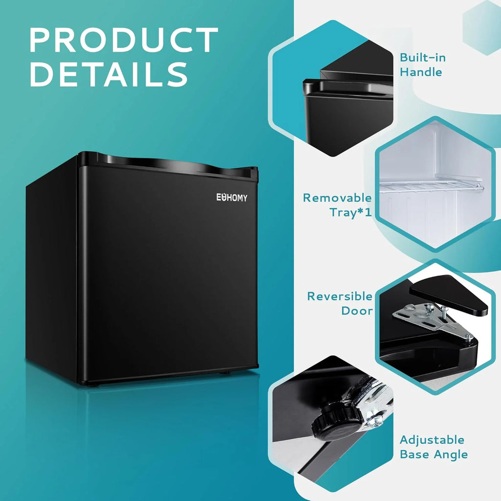 Upright freezer, 3.0Cubic Feet, Single Door Compact Mini Freezer with Reversible Door Small freezer for Home/Dorms/Apartment/Office