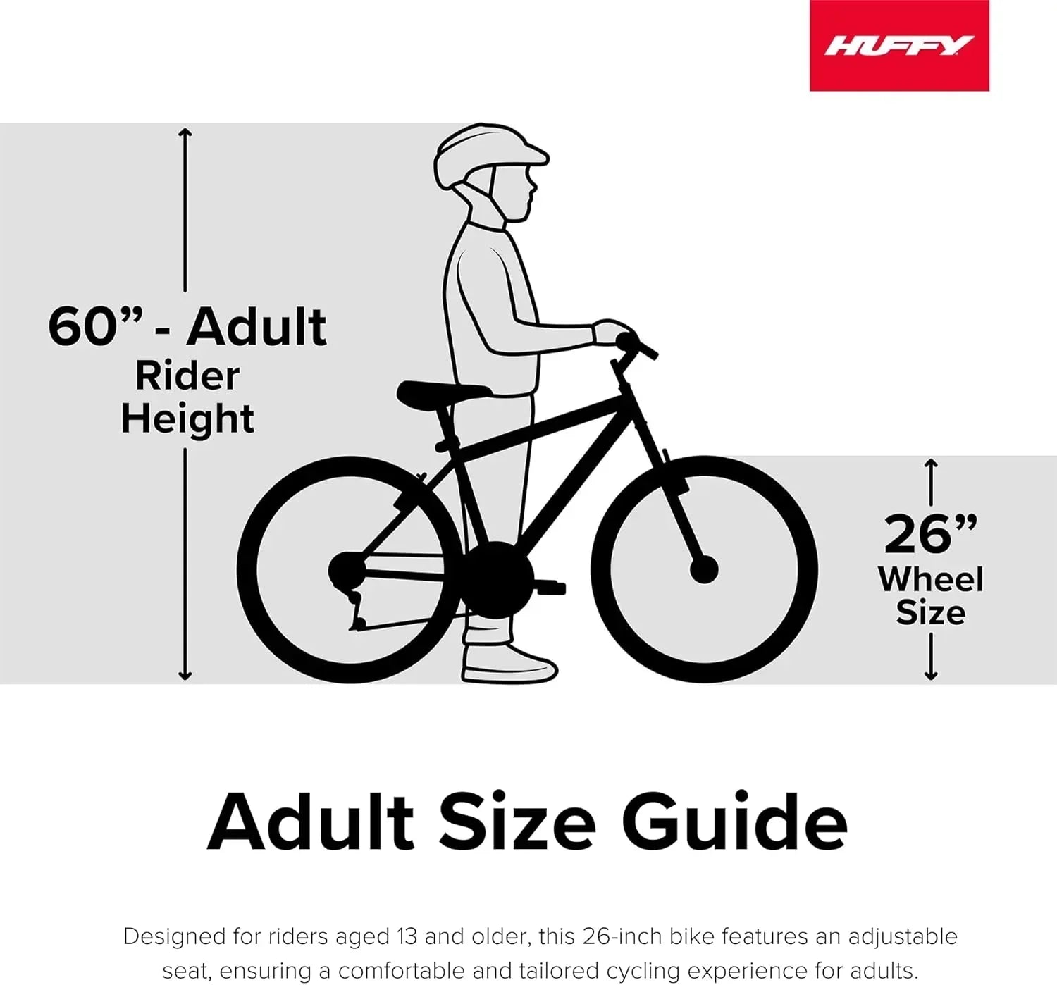 Huffy Stone Mountain Hardtail Mountain Bike for Boys/Girls/Men/Women 20/24/26 Sizes