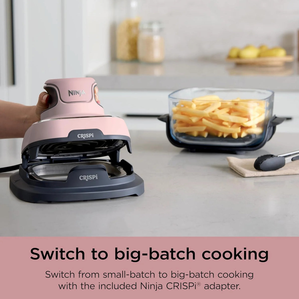 Ninja Crispi 4-in-1 Portable Glass Air Fryer Cooking System