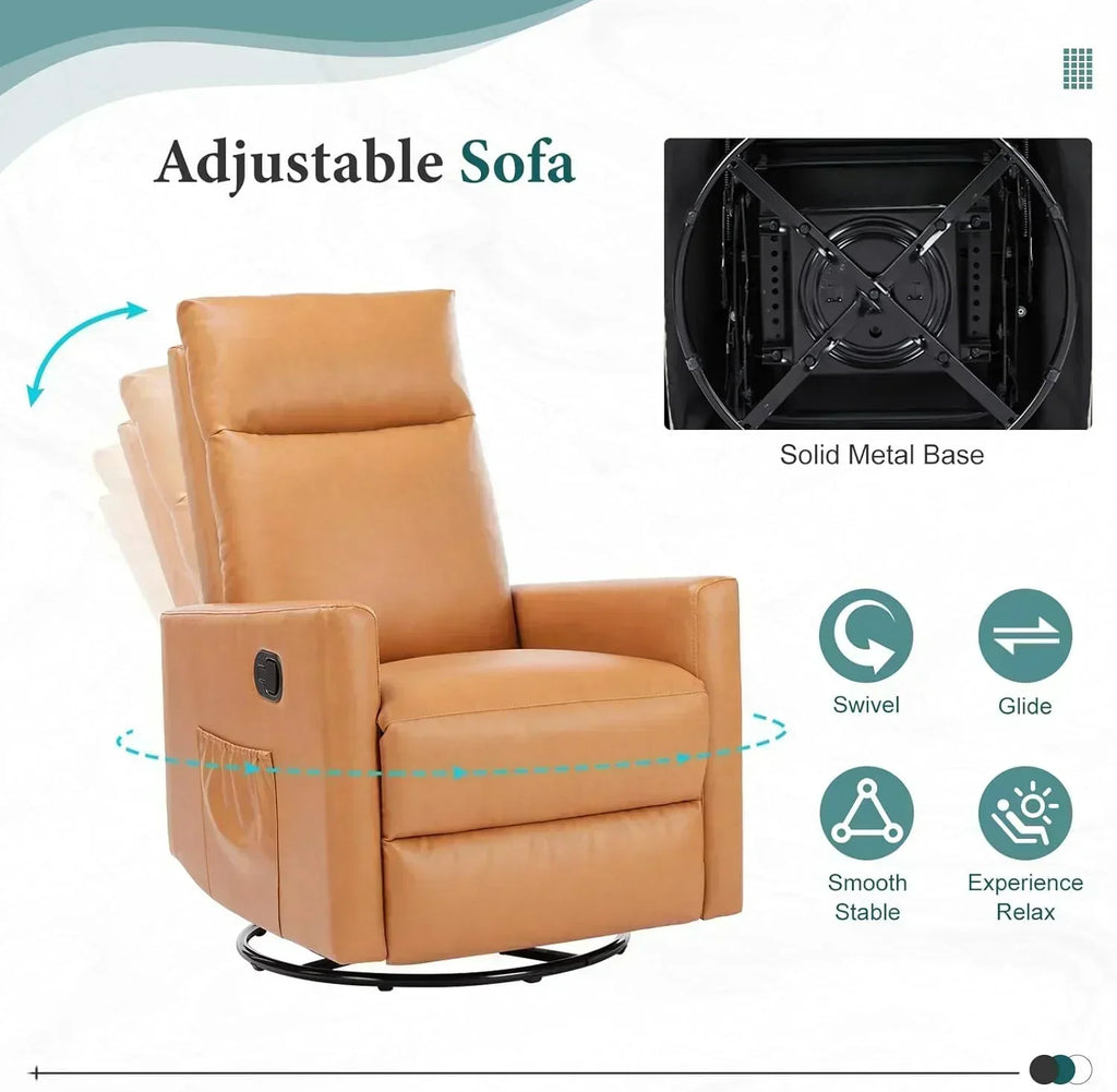 Sweetcrispy Massage Recliner Chair for Adults Adjustable Home Theater Seating
