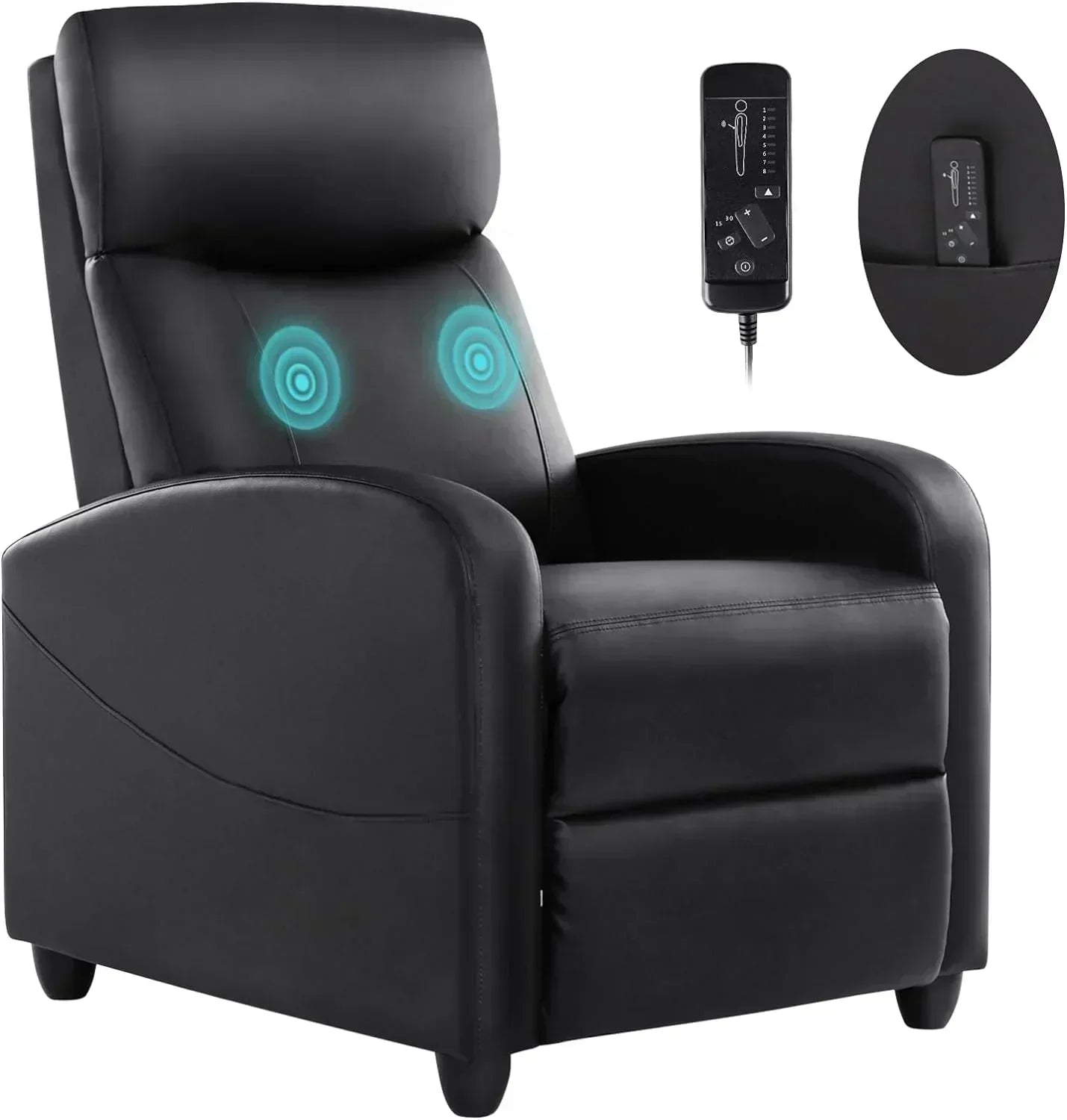 Adult recliner living room massage recliner adjustable home theater chair single sofa