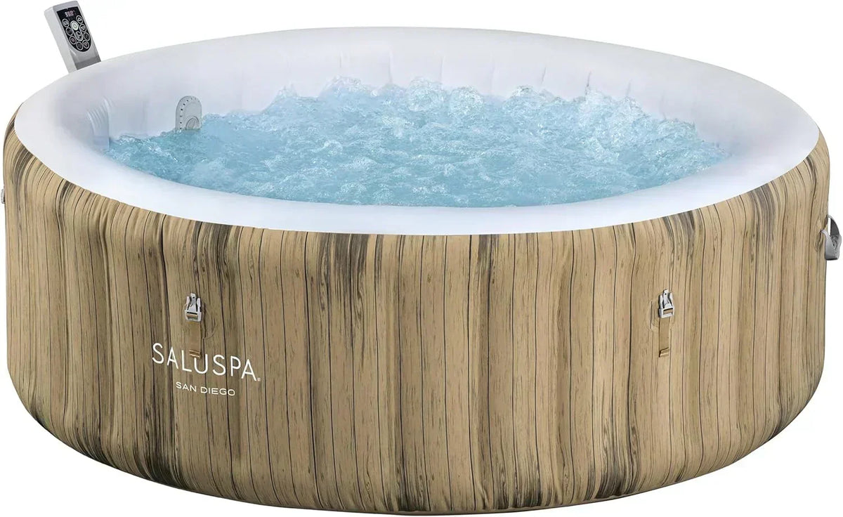 Bestway SaluSpa Miami EnergySense AirJet Inflatable Hot Tub Spa 71 x 26 Portable Hot Tub