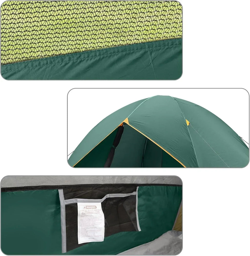 Camping Tent 2/3/4/6 Person Dome Tent Portable Camping Tent Outdoor and Backpacking Beach