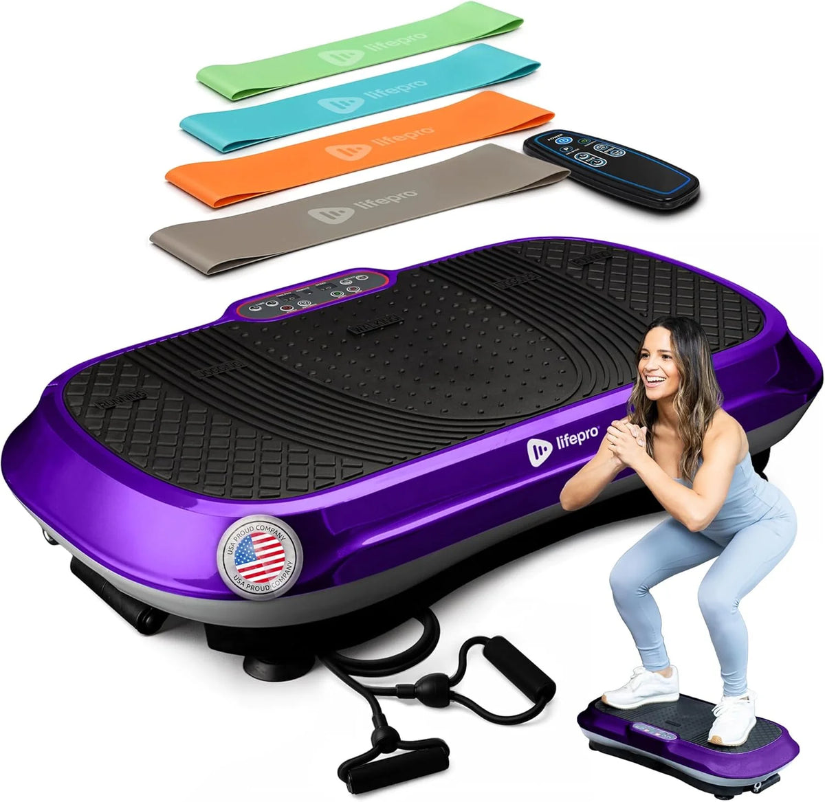 Lifepro Waver Vibration Plate Exercise Machine for Lymphatic Drainage, Muscle Activation