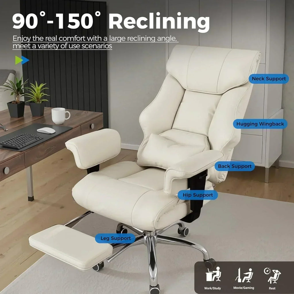 Large Tall Gaming Chair 400 lb Heavy Duty Office Chair