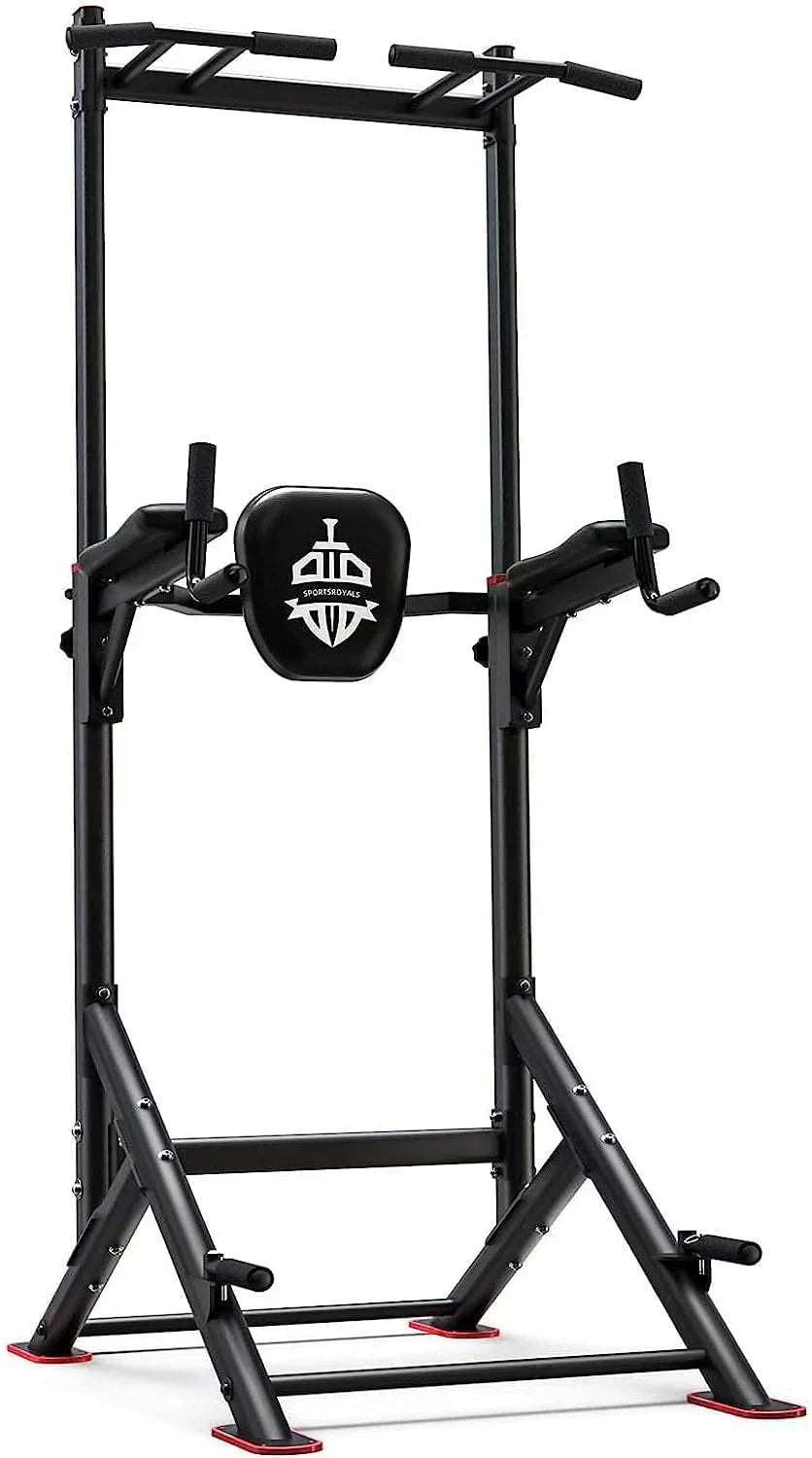 Sportsroyals Power Tower Pull Up Bar Station 450 lbs stable suspended immersion tilt station