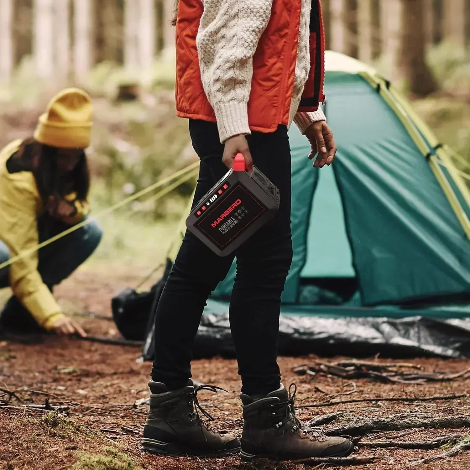 Portable Power Station 88Wh Camping Lithium Battery Solar Generator Fast Charging Power Bank