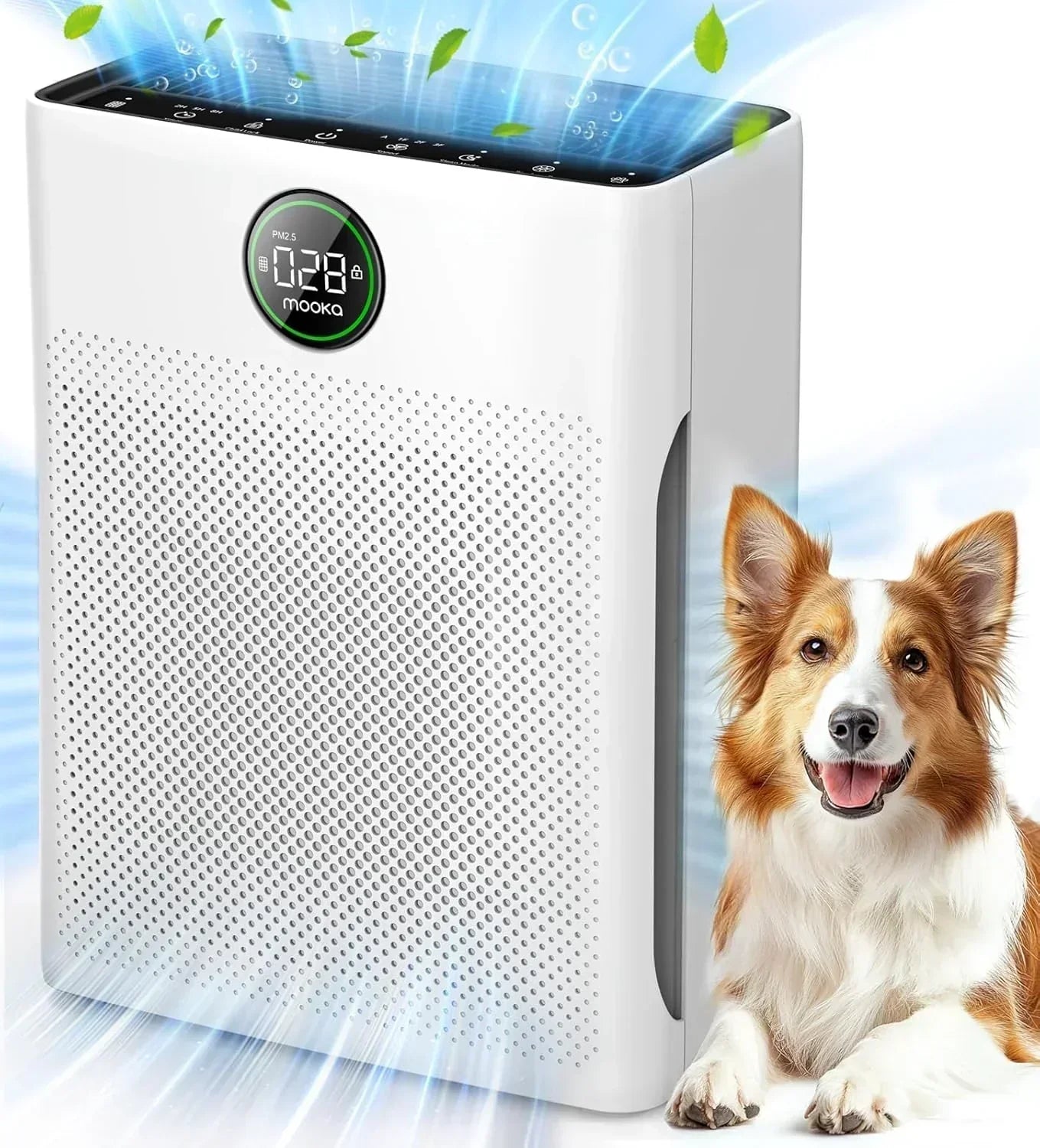 Air Purifiers for Home Large Room up to 2200sq.ft MOOKA Air purifier for Home Pets