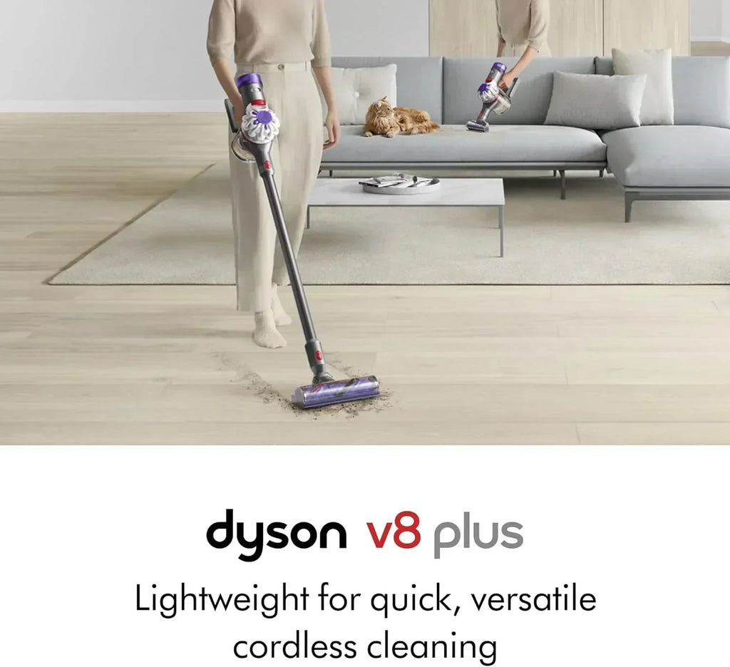 Cordless vacuum cleaner silver/nickel