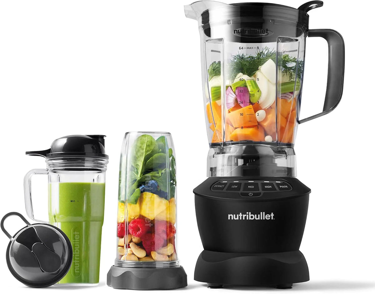 nutribullet Full-Size Blender Combo 1200W NBF50500 - Dark Gray