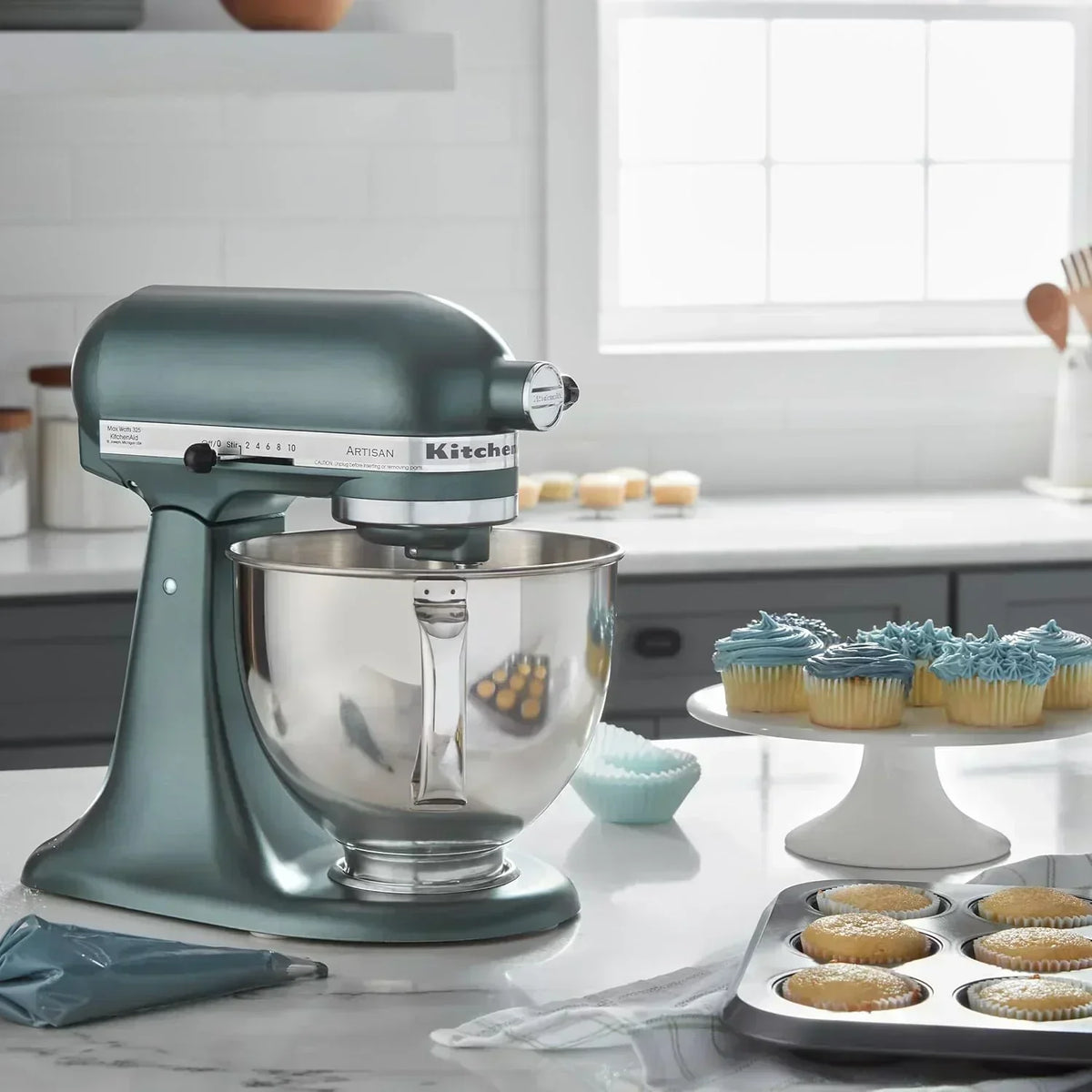 KitchenAid Artisan 5-Quart Tilt-Head Stand Mixer with Pour Flap