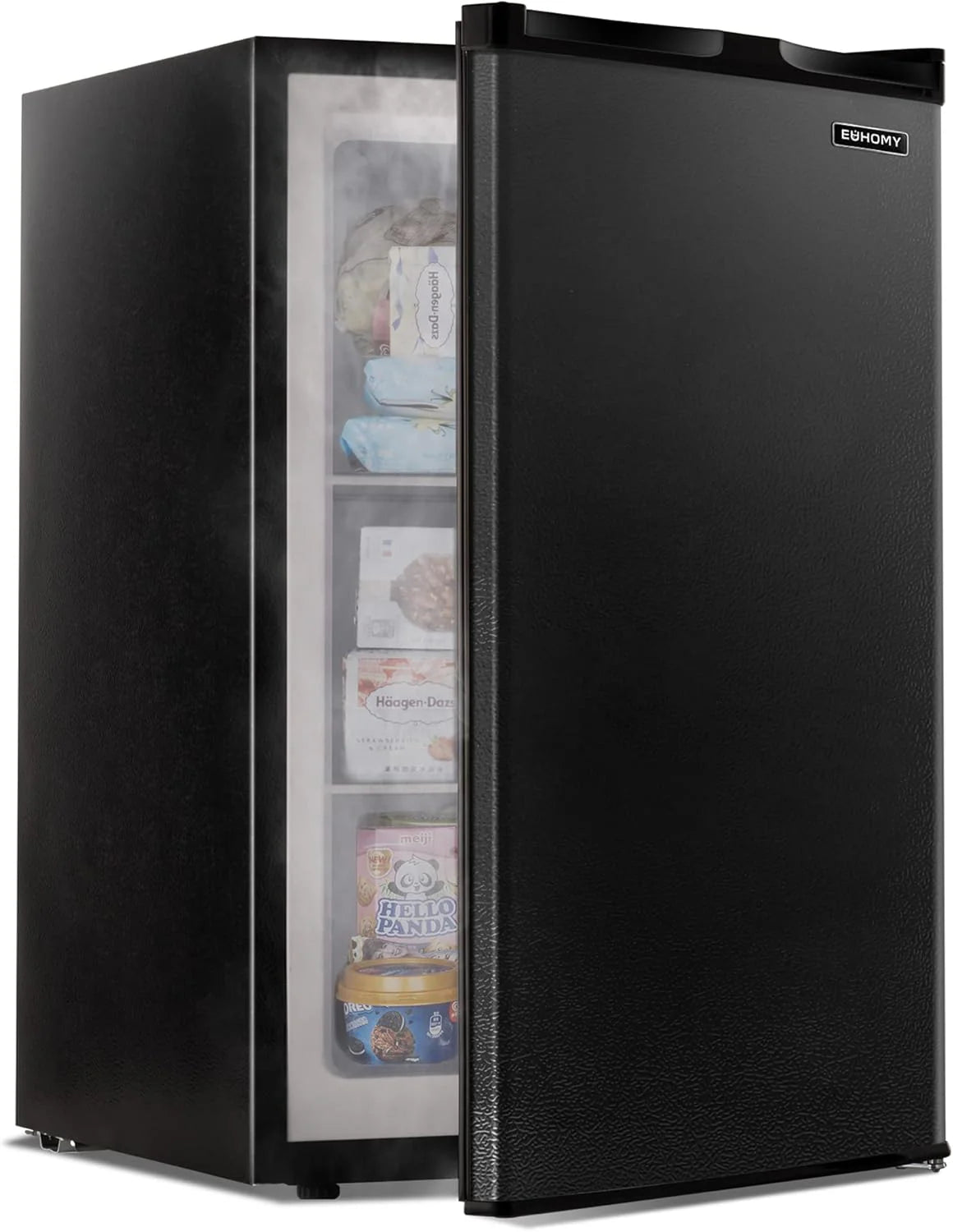 EUHOMY Upright freezer, 3.0 Cubic Feet, Single Door Compact Mini Freezer