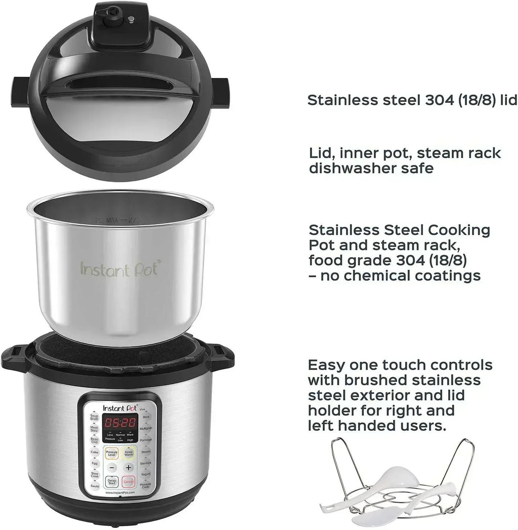 9-in-1 Multicooker Pressure Cooker Slow Cook Rice Maker Steamer Saut�� Yogurt Warmer Sterilizer