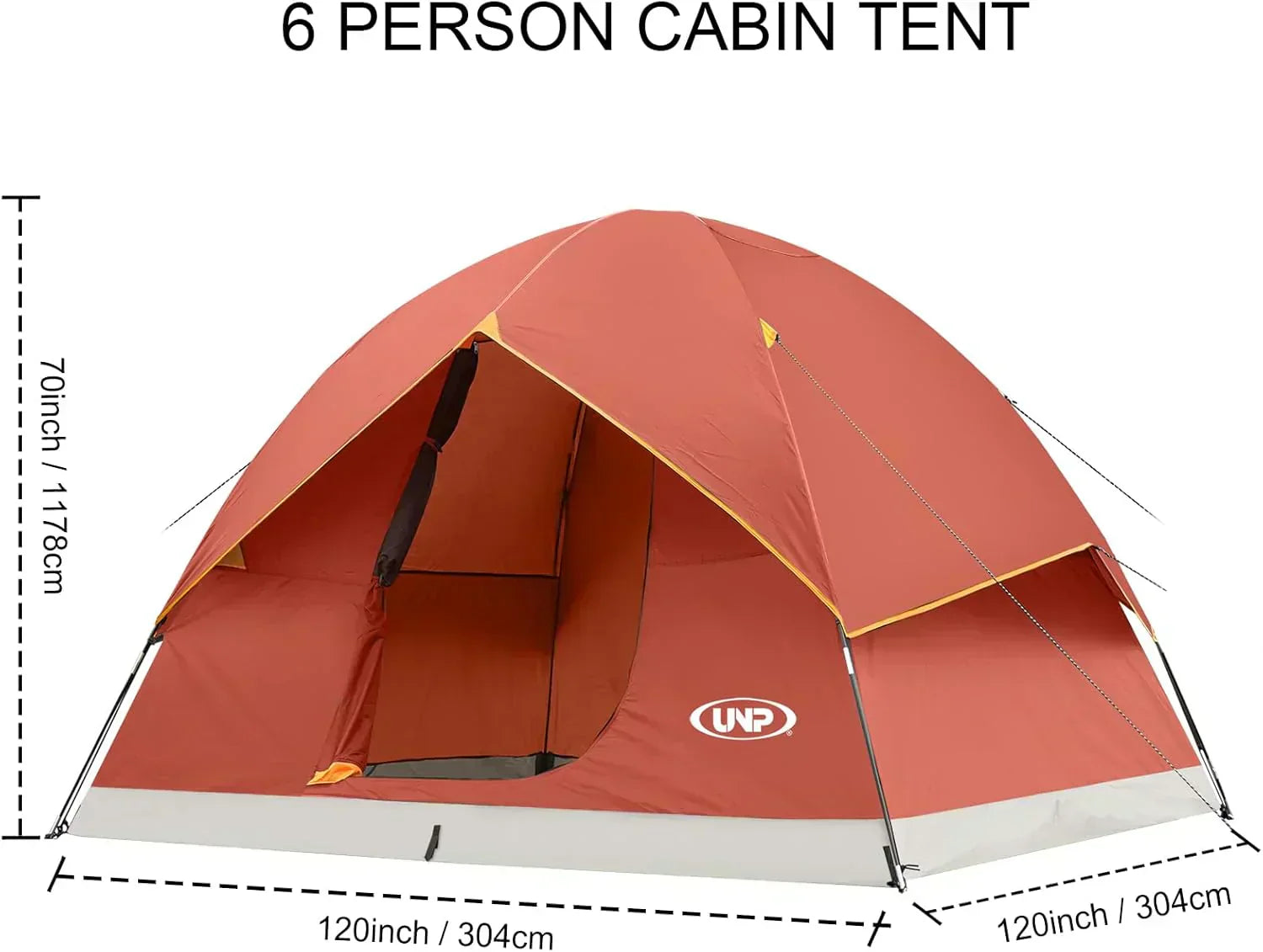Camping Tent 2/3/4/6 Person Dome Tent Portable Camping Tent Outdoor and Backpacking Beach
