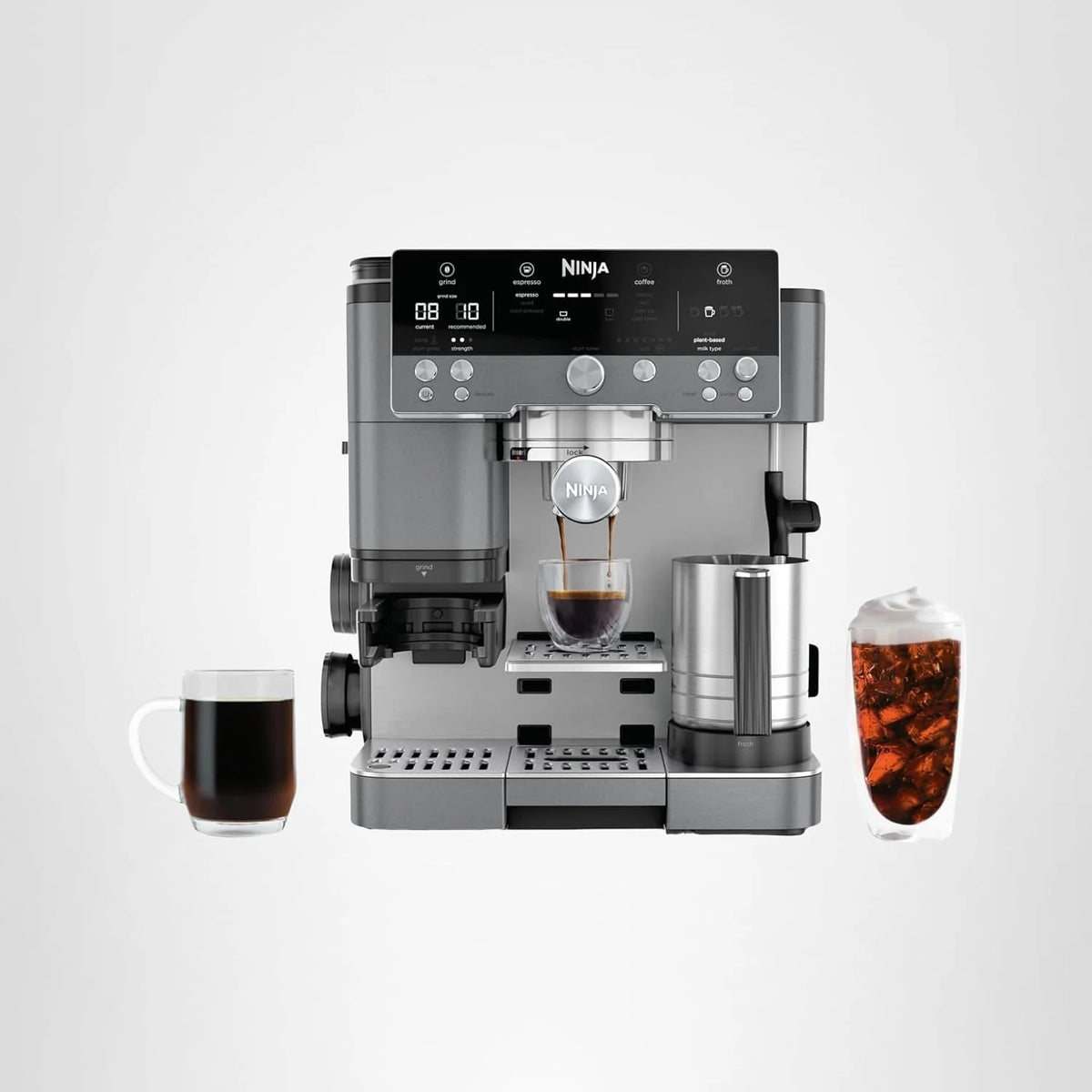Ninja Luxe Caf�� 3-in-1 Espresso Drip Coffee and Cold Brew Machine Integrated Coffee Grinder