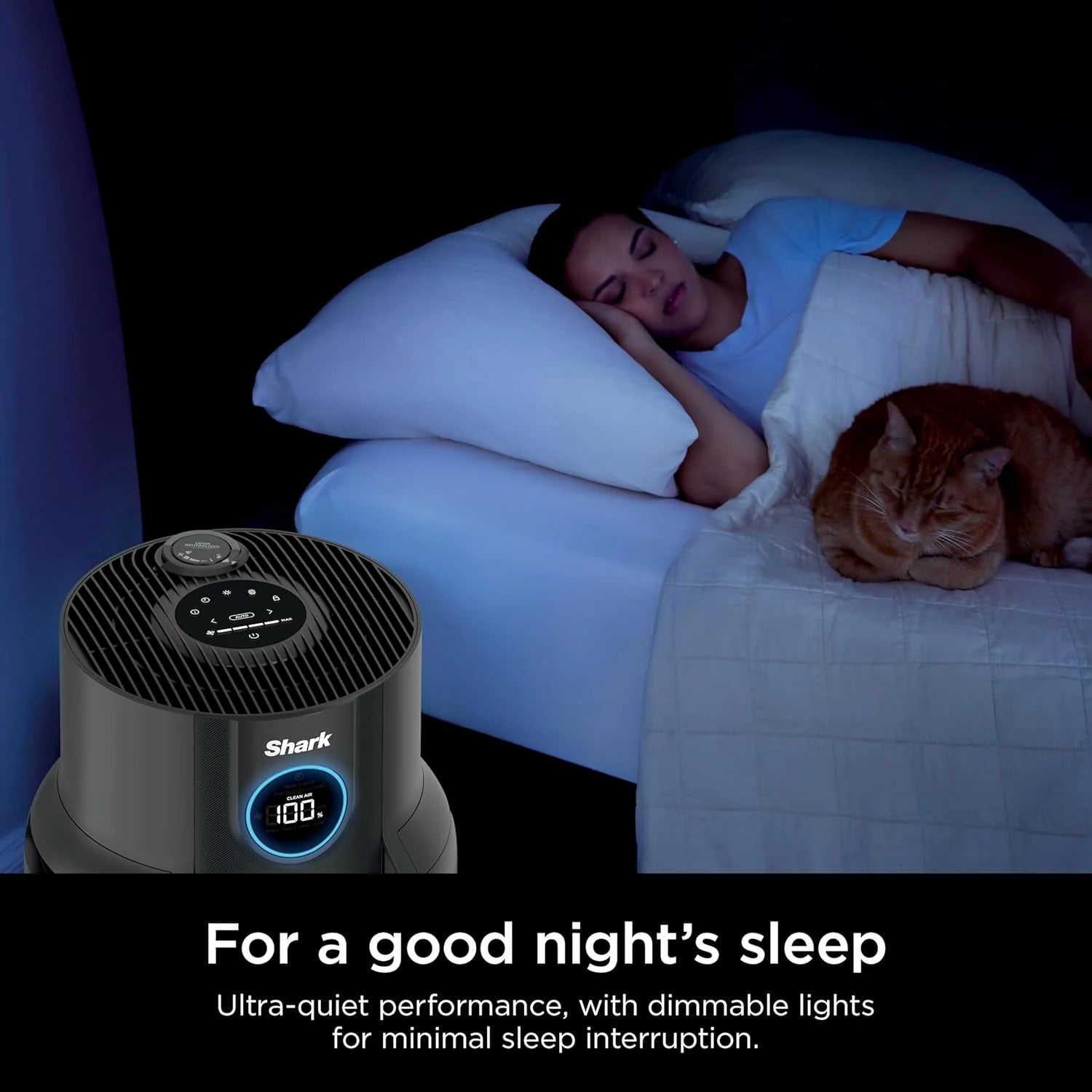 Air Purifier Compact Pro with Long-lasting HEPA Exceeding Filtration, For Pet Dander, Dust, Smoke, Allergens, Up to 250 sq. ft.