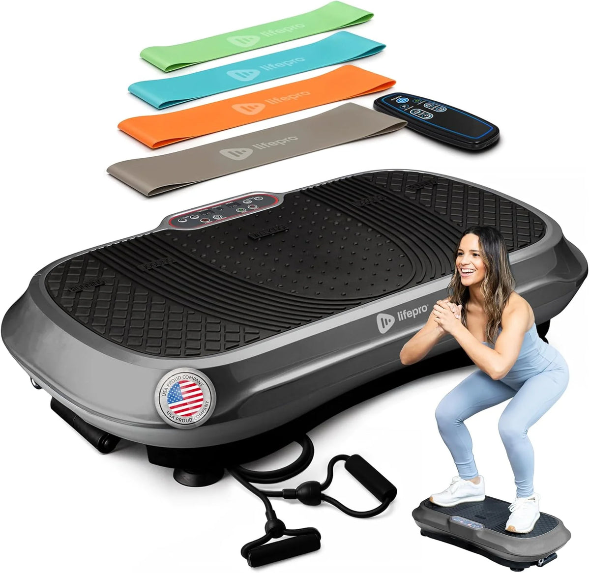 Lifepro Waver Vibration Plate Exercise Machine for Lymphatic Drainage, Muscle Activation