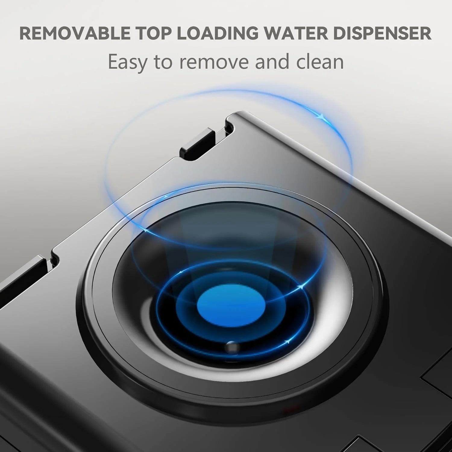 Euhomy Hot and Cold Water Dispenser, top-loading water dispenser, suitable for 3/5 gallon water bottles