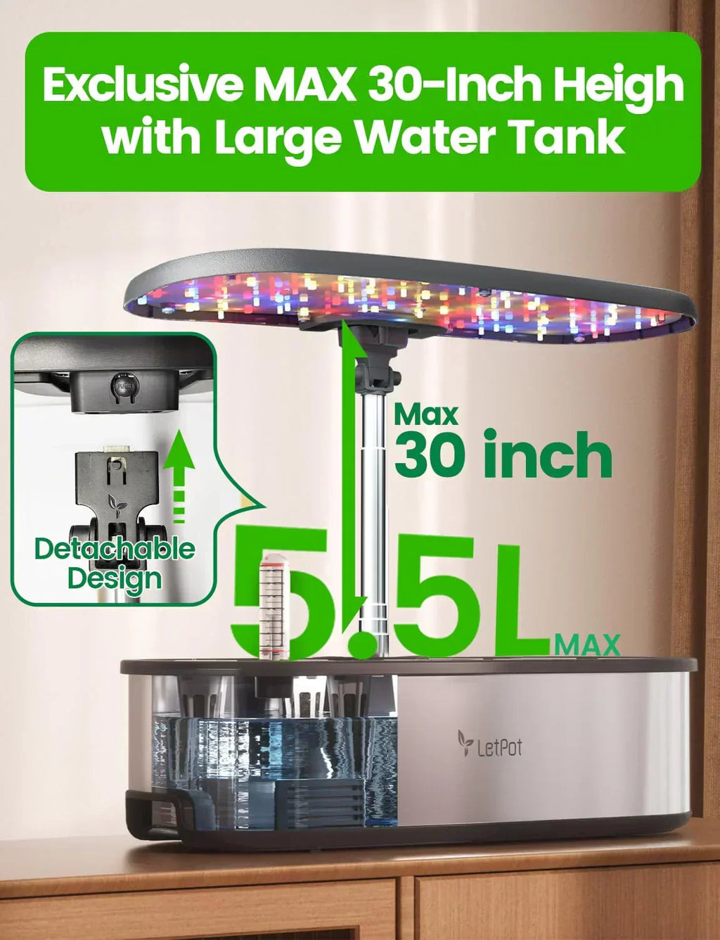 Hydroponic Planting System 12 Indoor Smart Herb Garden Set Indoor Garden App and WiFi Control