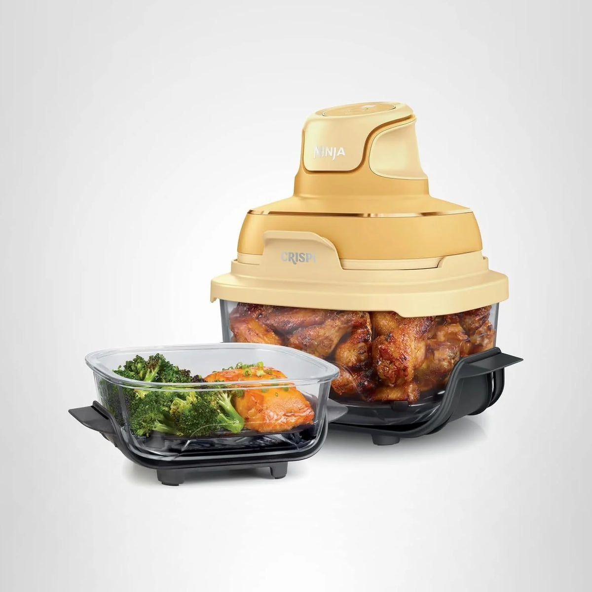 Ninja Crispi 4-in-1 Glass Air Fryer 4QT Glass Containers Microwave,Freezer,Dishwasher Safe