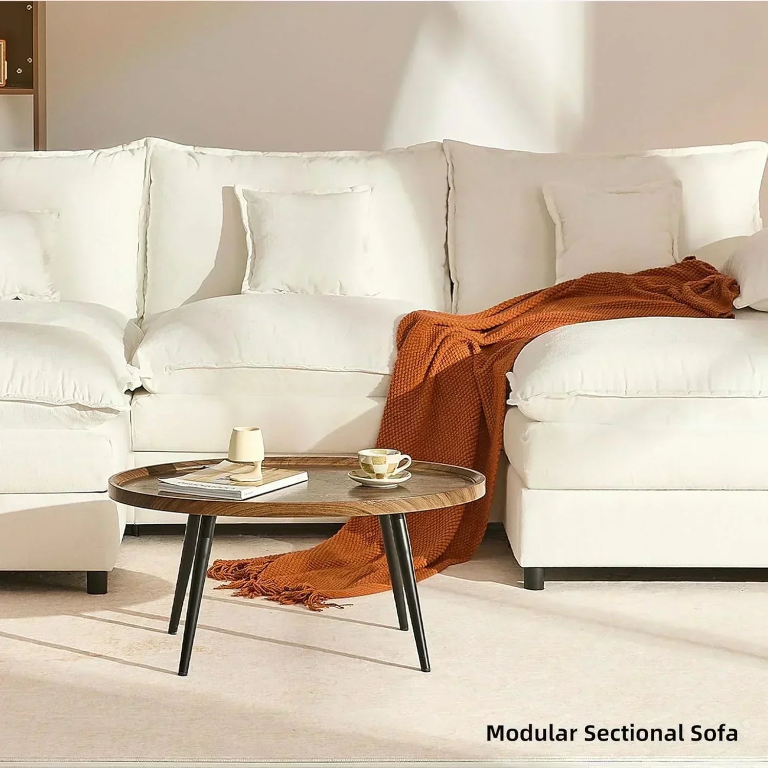 108 U-shaped sofa modular sofa Comfortable cloud sofa