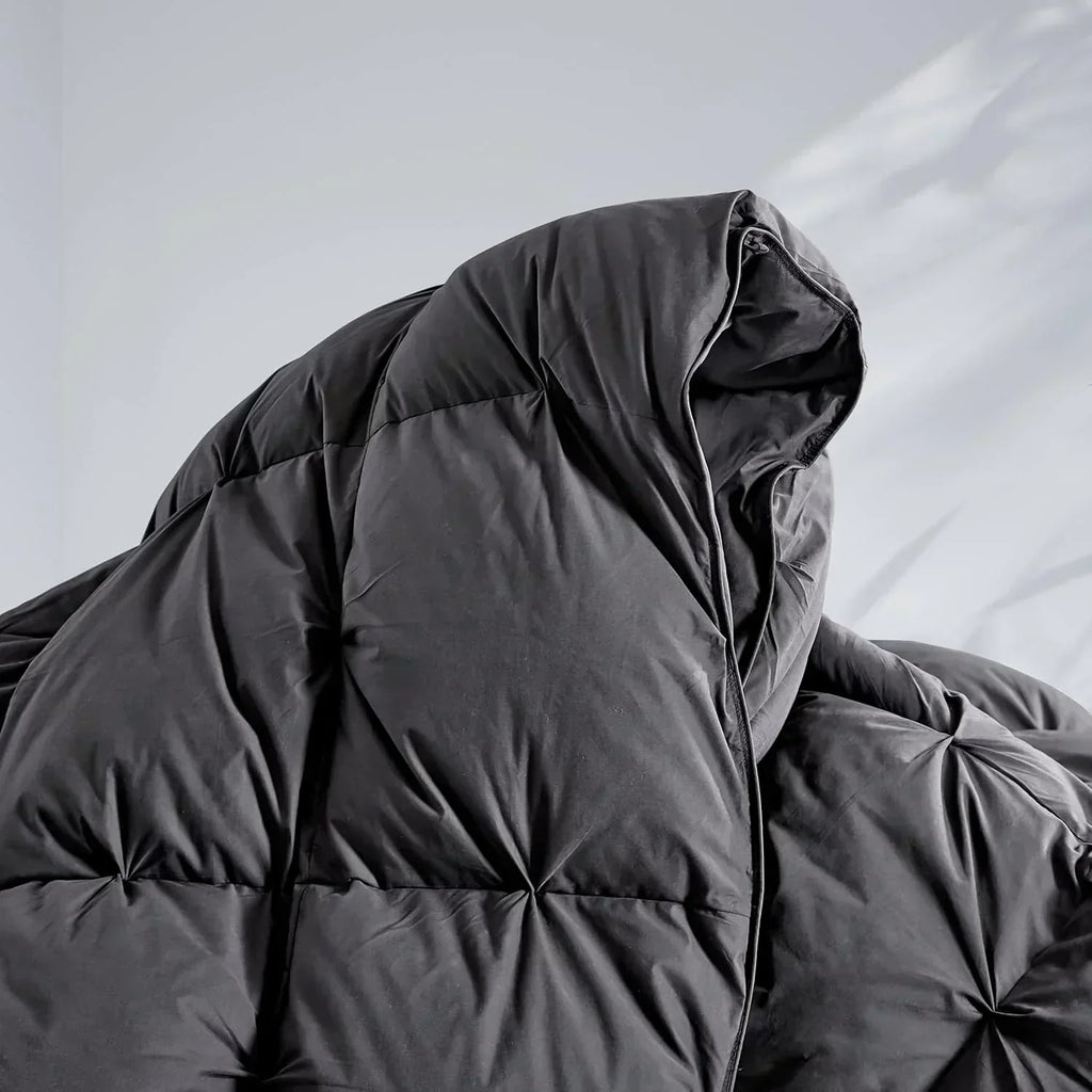 Premium Down Comforter 3D Baffle Box Design